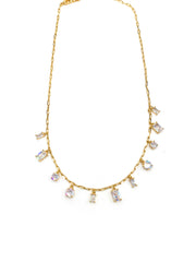 Regina White Crystals Necklace