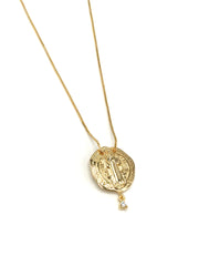 Saint Benedict Medallion Necklace