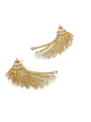 Pavé Peacock Earring