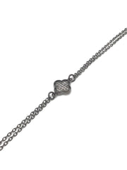 Exquisite Blossom Black Bracelet