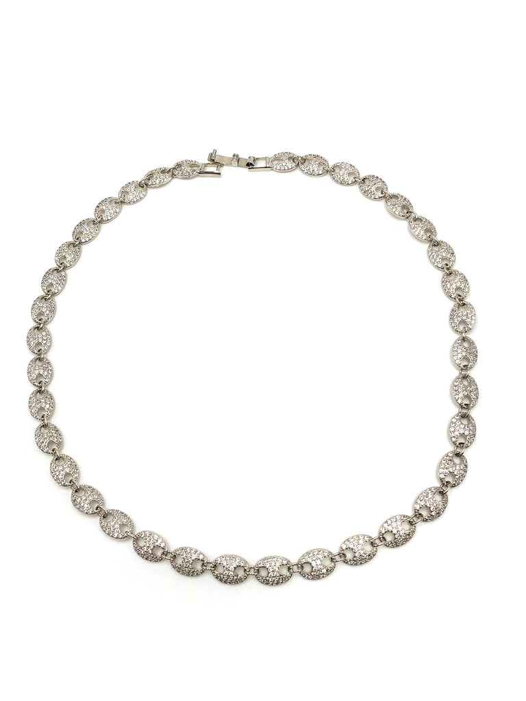 Rainier Pavé Chain Necklace