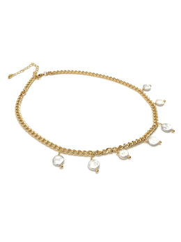 Baroque Style Drop Pearl Necklace