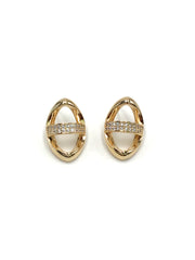 Arki Gold Pavé Earring