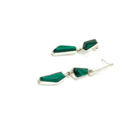 Asymmetric Sterling Silver Earring