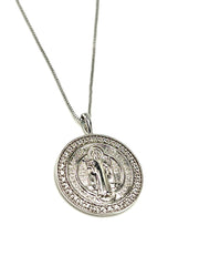 Saint Benedict Medallion Necklace