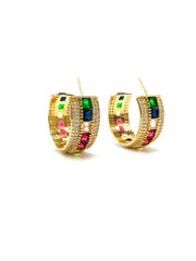 Boucles d'oreilles créoles Ev