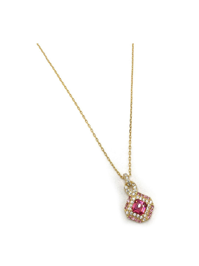 Rose Diamond Pendant Necklace