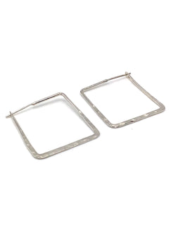 Square Silver Earring